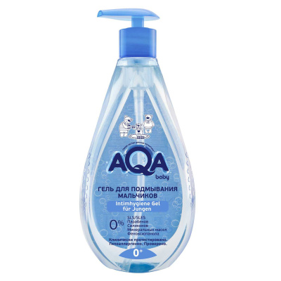 Гель для подмывания мальчиков 400мл AQA baby 02011509